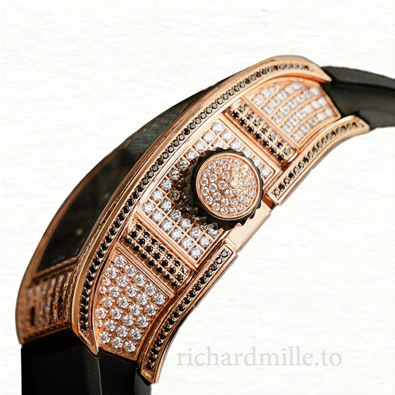 Richard Mille RM023 Men Automatic Rubber Band Roman Numeral