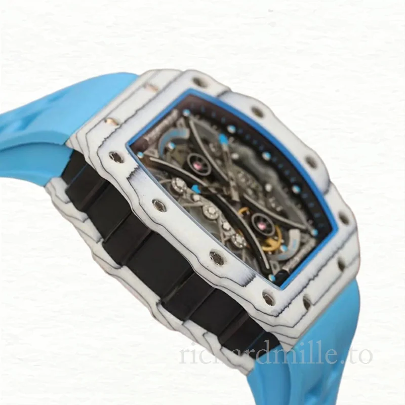 Richard Mille RM53-01 Mechanical Men Transparent Dial Watch