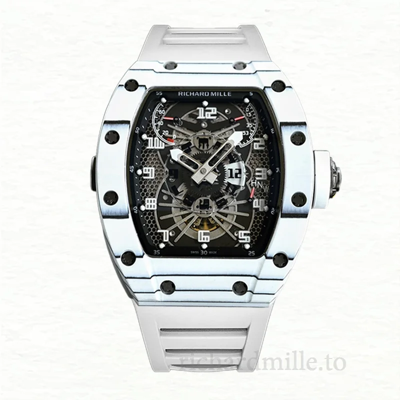 Richard Mille RM022 Automatic Men Rubber Band Arabic Numeral