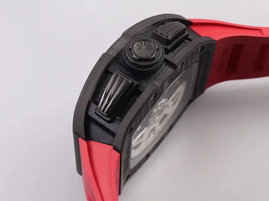 Richard Mille Replica RM 011 Red Strap V2 new upgrade