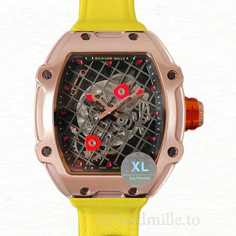 Richard Mille RM27-04 Men Mechanical Nylon Strap Watch