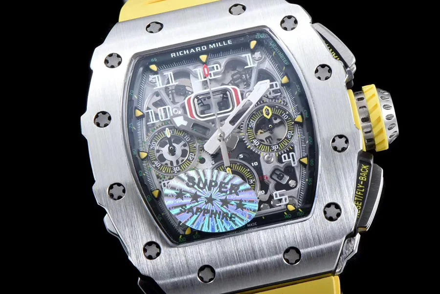Richard Mille Replica RM 11-03 Series Yellow Tape