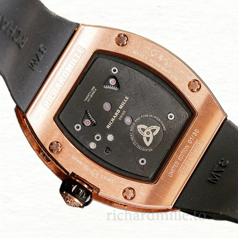 Richard Mille RM51-02 Automatic Ladies Dot Diamond Dial Watch