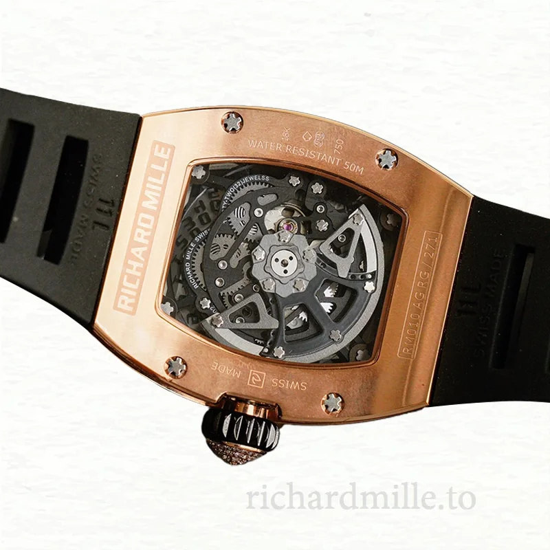 Richard Mille RM023 Men Automatic Rubber Band Roman Numeral