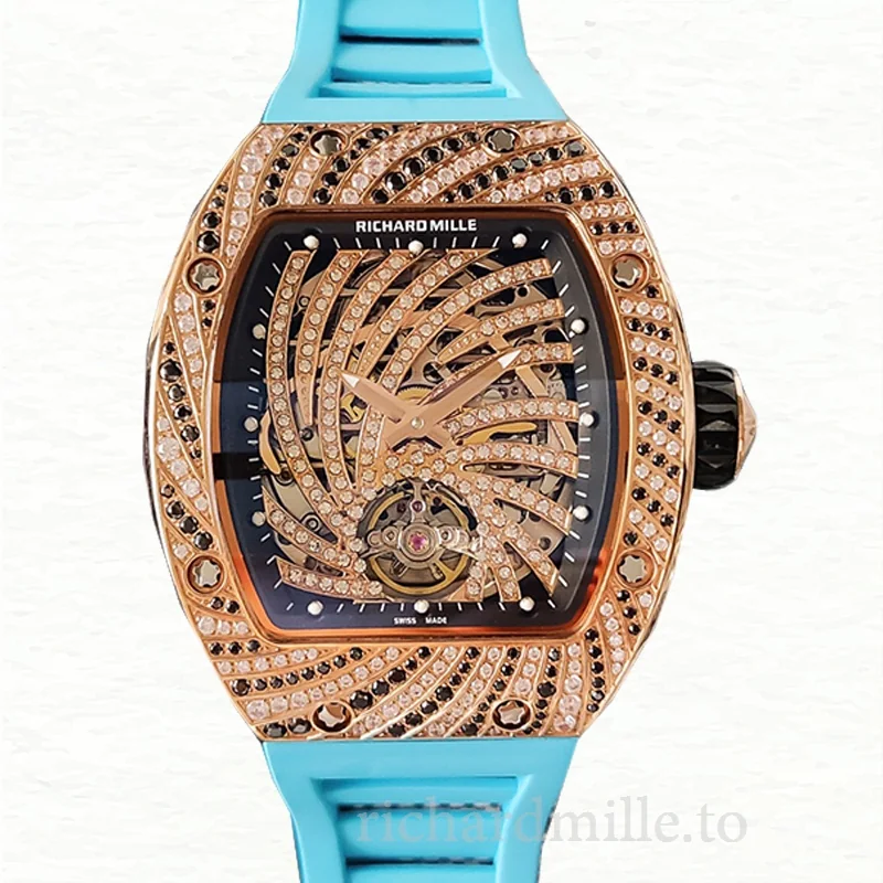 Richard Mille RM51-02 Mechanical Ladies Rubber Band Watch