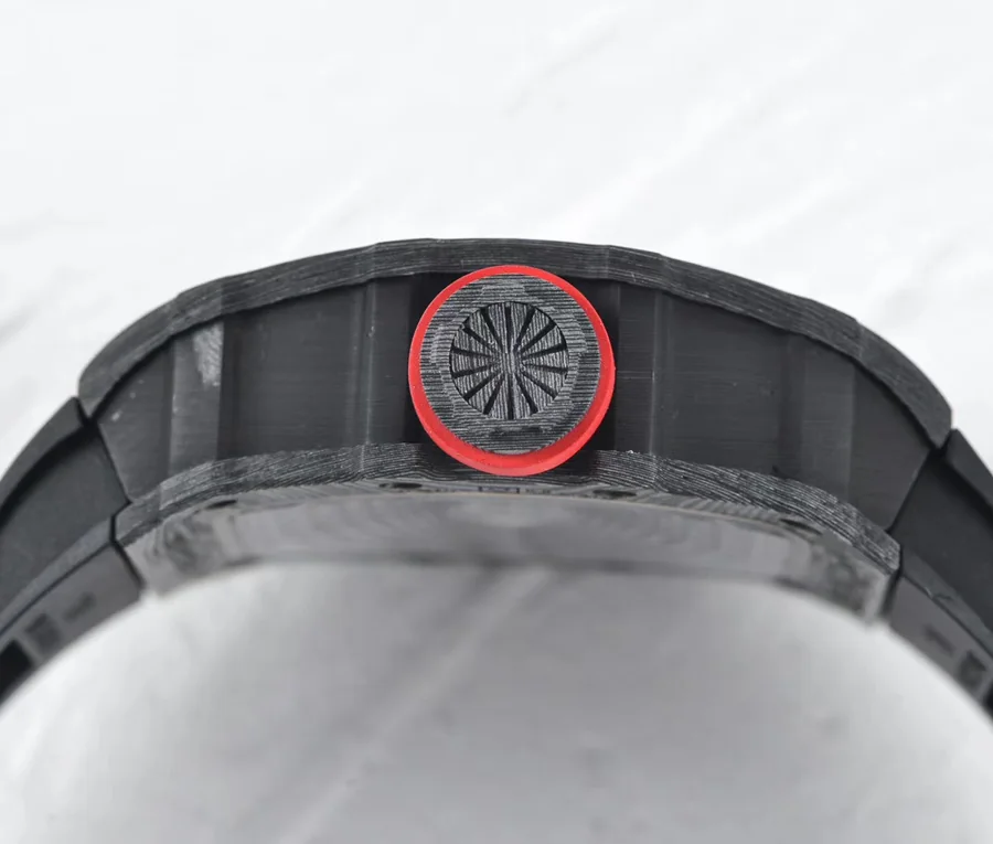 Richard Mille Replica RM 035-2 Black Rubber Strap Sapphire Crystal Glass