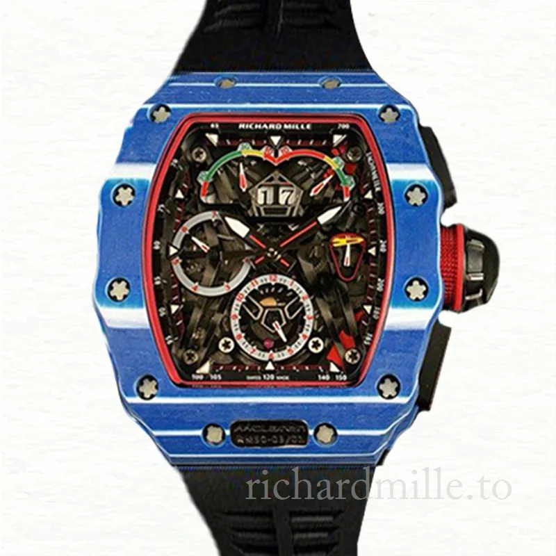 Richard Mille RM50-03 Mechanical Men Watch Transparent Dial