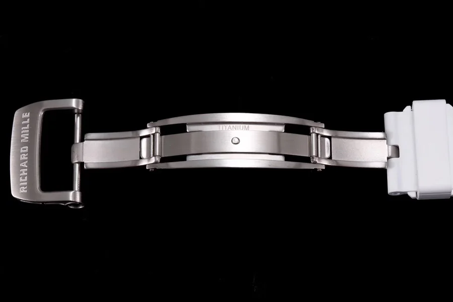 Richard Mille Replica RM 055 White Strap White Ceramic Material Case