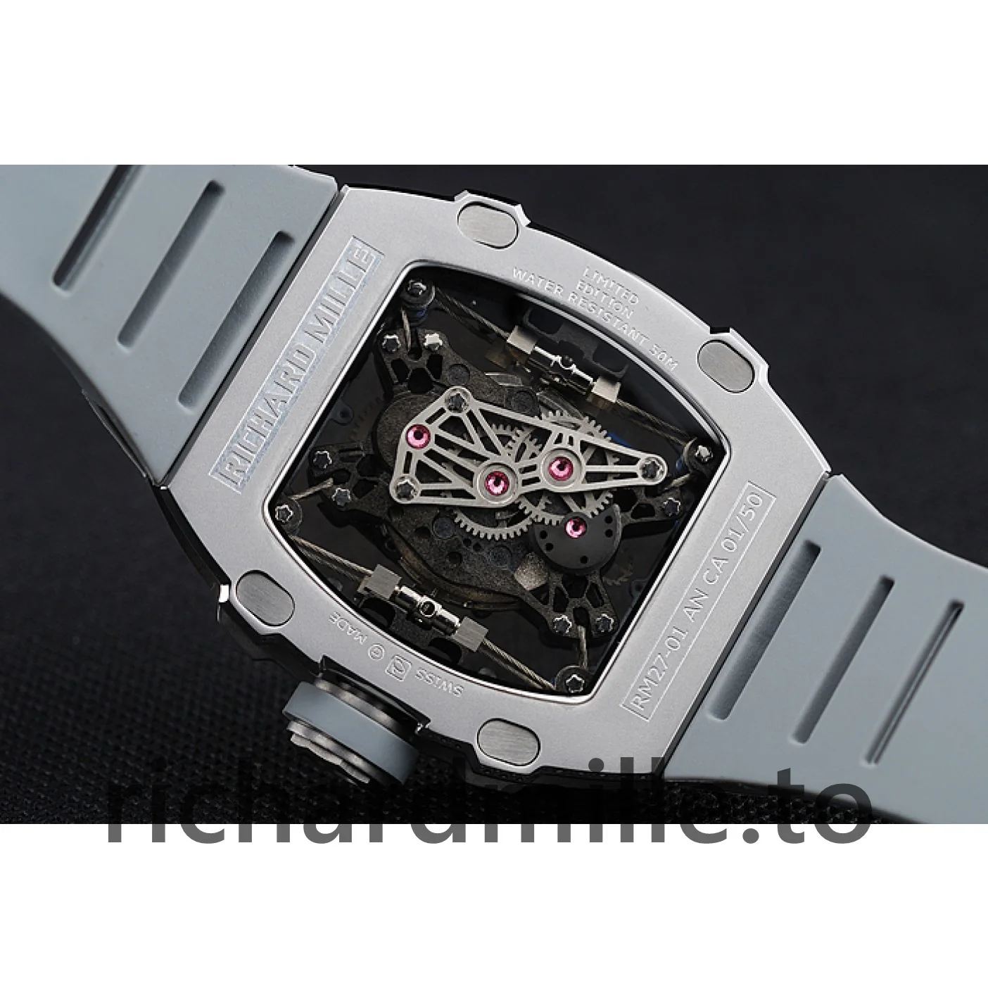 Richard Mille RM 27-01 1454255 Rubber Men Gray Dial Watch