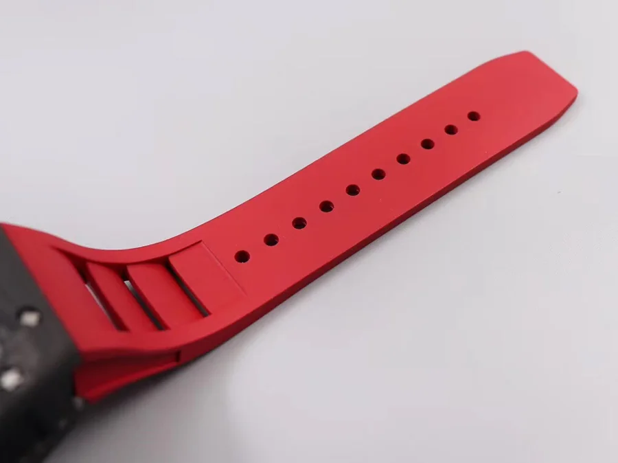Richard Mille Replica RM 011 Red Strap V2 new upgrade
