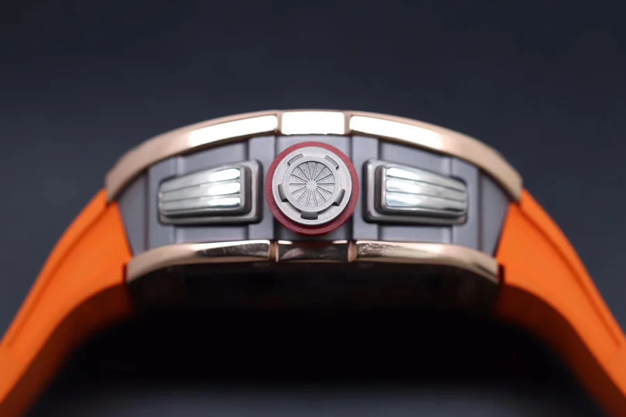 Richard Mille Replica RM 011 Orange Strap Through Bottom