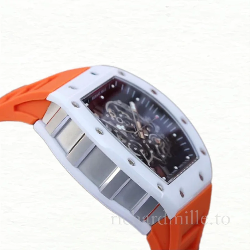 Richard Mille RM055 Men Mechanical Watch Ceramics Bezel