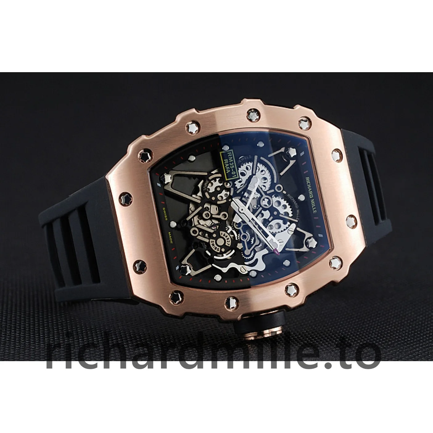 Richard Mille RM 35-01 Rafa 1454197 Black Dial Men Watch