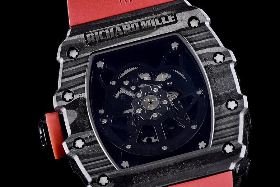 Richard Mille Replica RM 35-02 Red Strap Sapphire Mirror
