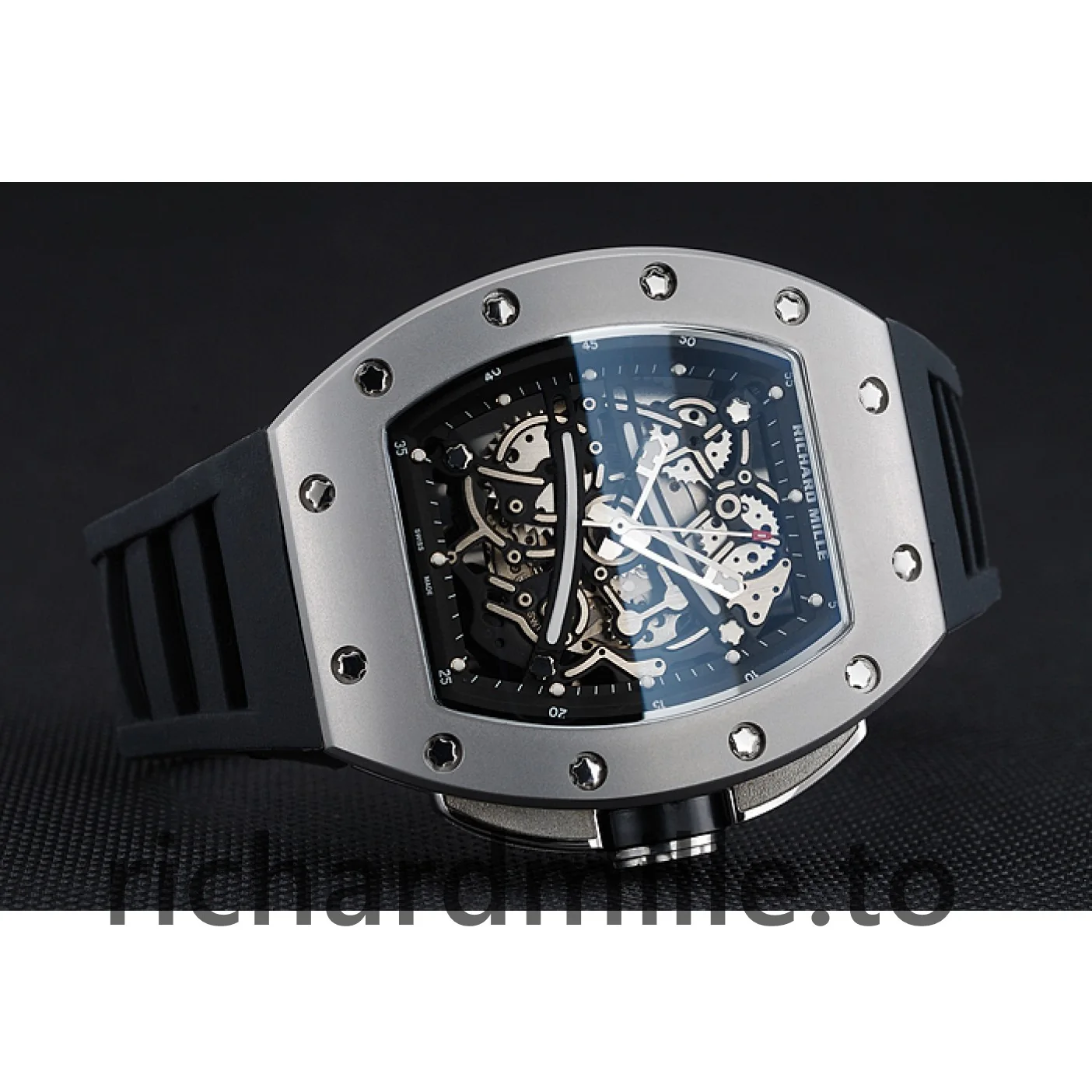 Richard Mille RM 61-01 1454204 Black Dial Men Rubber Watch