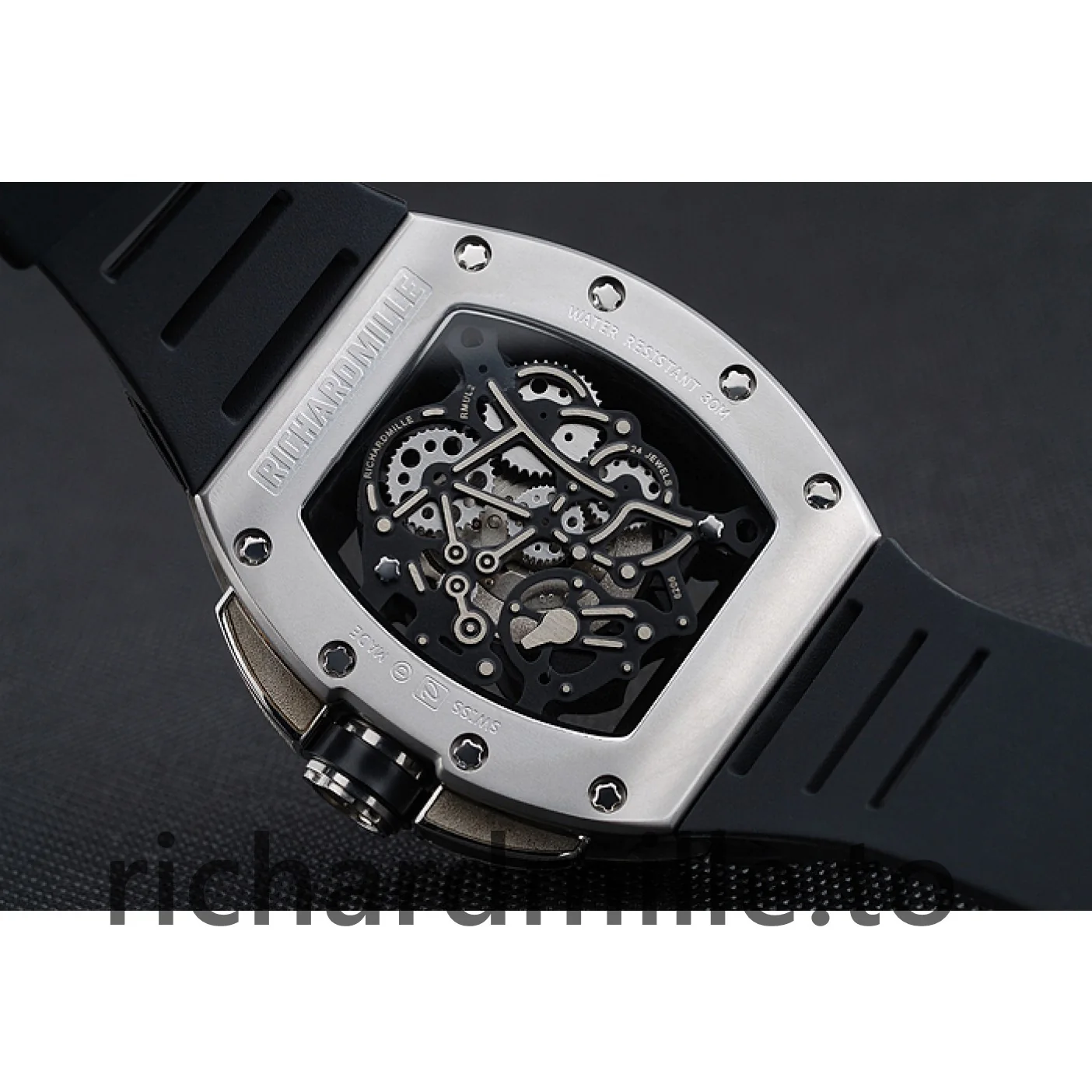 Richard Mille RM 61-01 1454204 Black Dial Men Rubber Watch
