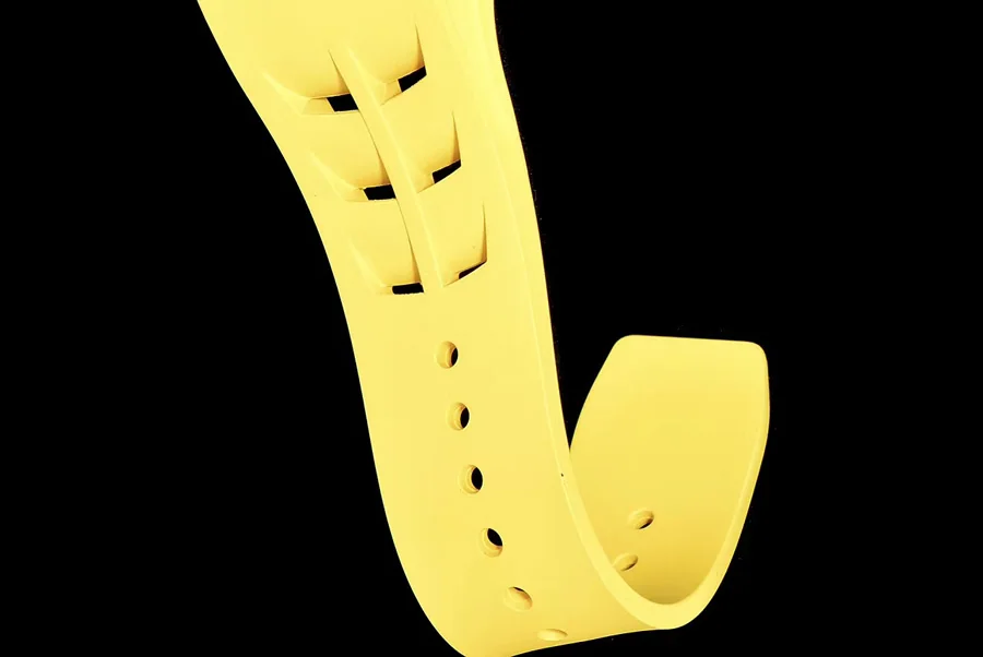 Richard Mille Replica RM 011 Yellow Strap Yellow Nail Dial