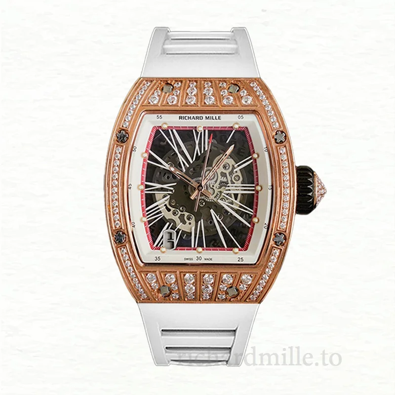 Richard Mille RM023 Automatic Men Roman Numeral Transparent Dial
