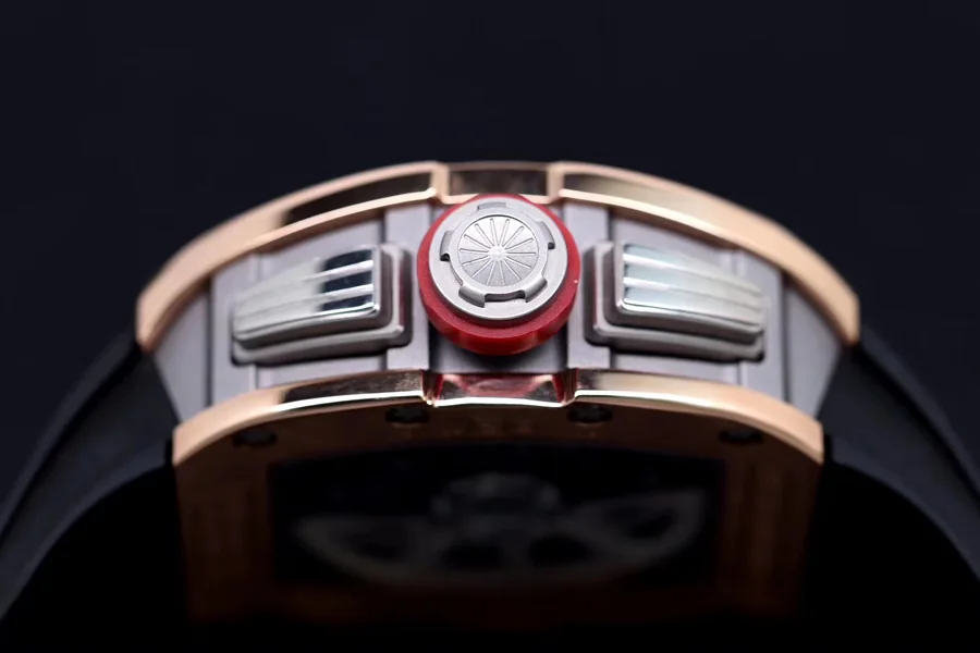 Richard Mille Replica RM 011 Black Strap Black Dial