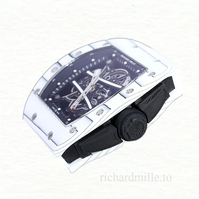 Richard Mille RM 61-01 Automatic Men Ceramics Bezel Transparent Dial