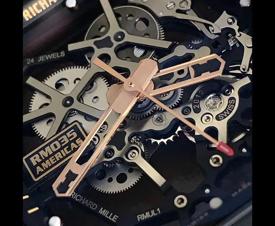 Richard Mille Replica RM 035 White Rubber Strap