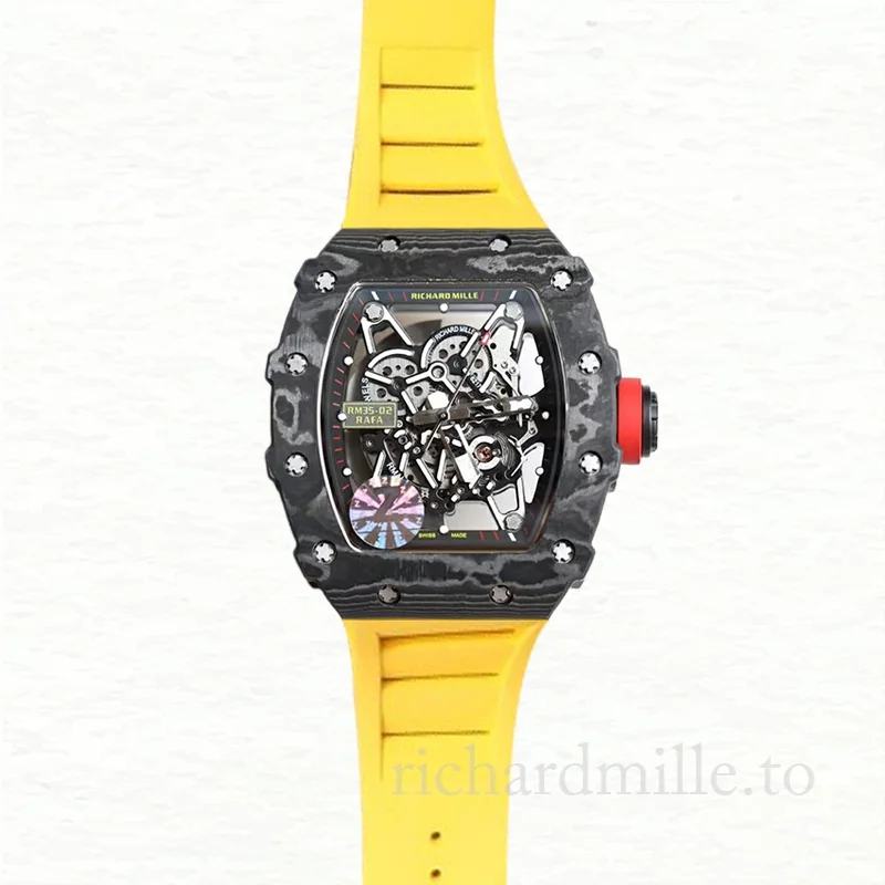 Richard Mille RM35-02 Mechanical Men Watch Transparent Dial