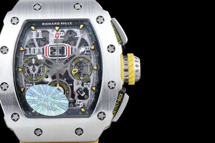 Richard Mille Replica RM 11-03 Series Yellow Tape
