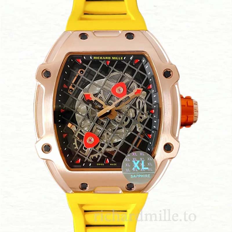 Richard Mille RM27-04 Mechanical Men Watch Transparent Dial