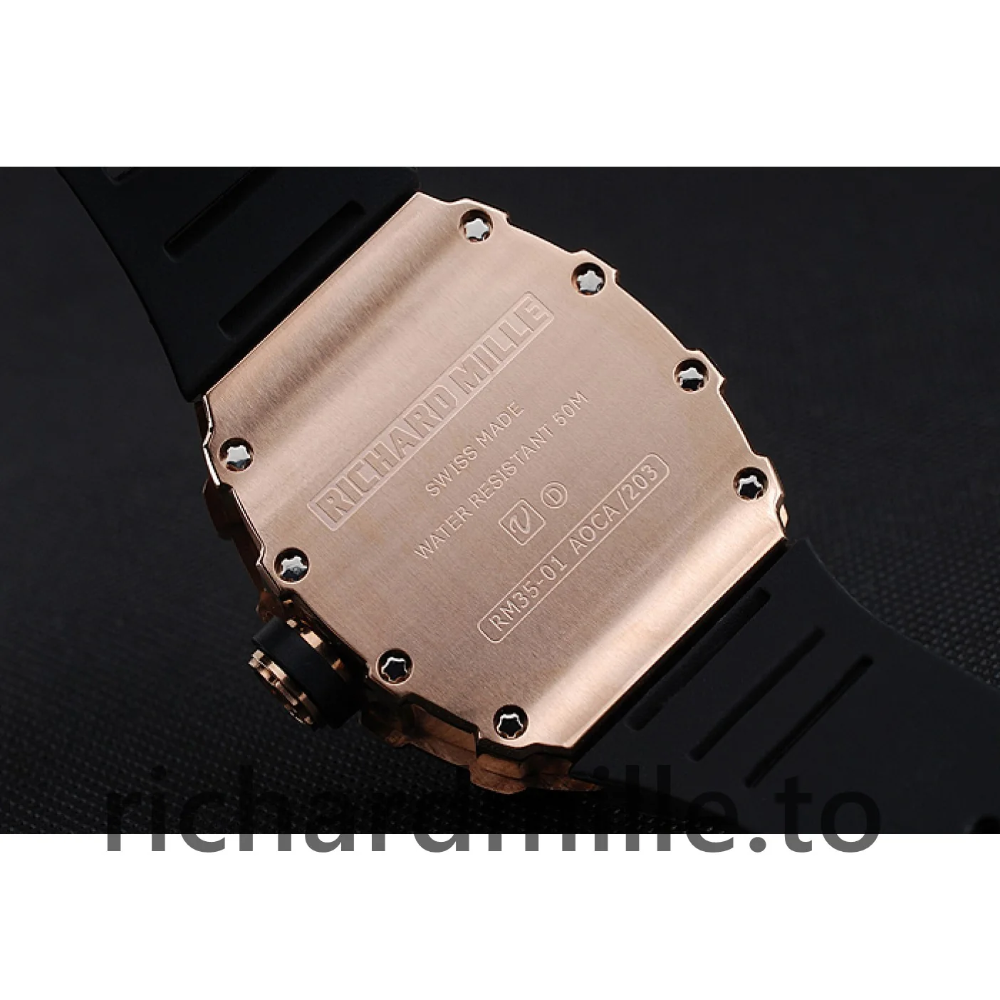 Richard Mille RM 35-01 Rafa 1454197 Black Dial Men Watch