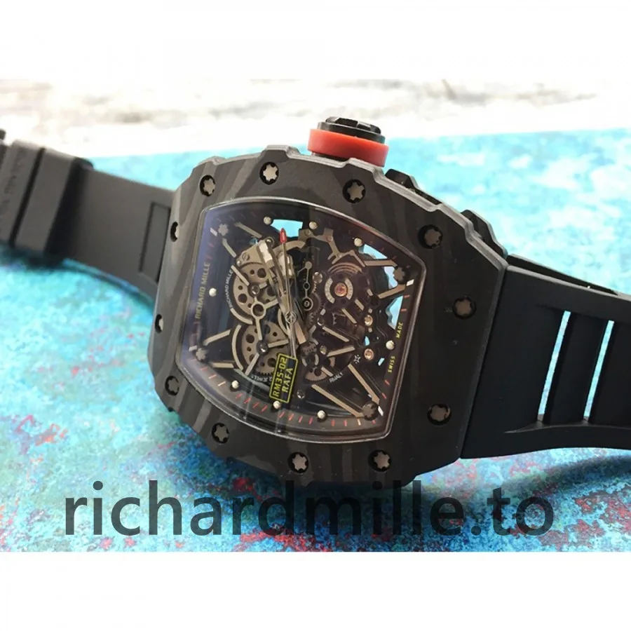 Richard Mille RM 35-02 Rafa Skeleton Dial Mens Watch