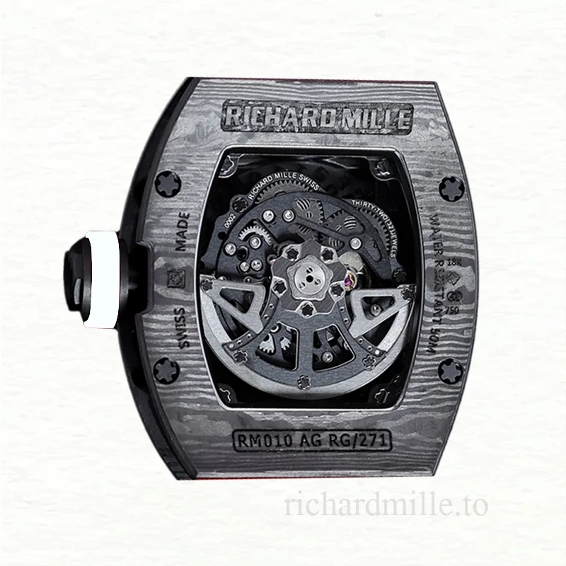 Richard Mille RM 010 Automatic Men Carbon Fiber Watch