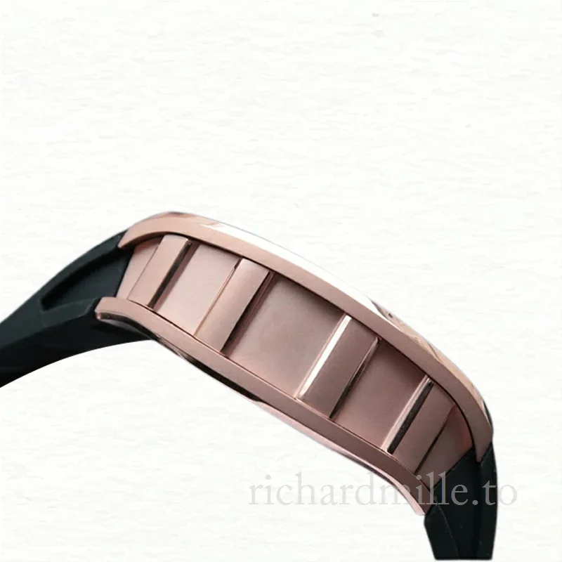 Richard Mille RM57-01 Mechanical Men Gold Dragon and Phoenix Dial Stainless Steel