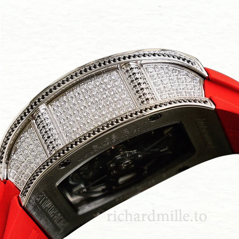 Richard Mille RM023 Automatic Men Rubber Band Watch Roman Numeral