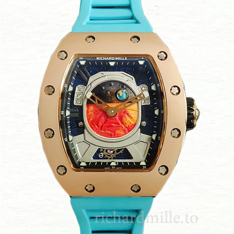 Richard Mille RM52-05 Men Mechanical Watch Mars Earth Dial