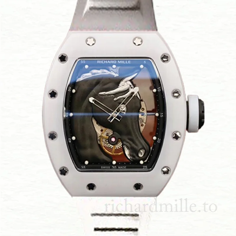 Richard Mille RM52-02 Mechanical Men Watch Ceramics Bezel