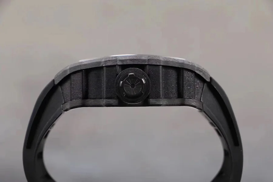 Richard Mille Replica RM 12-01 Black Rubber Strap