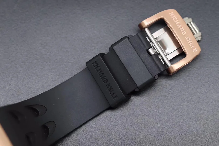 Richard Mille Replica RM 011 Black Strap Black Dial