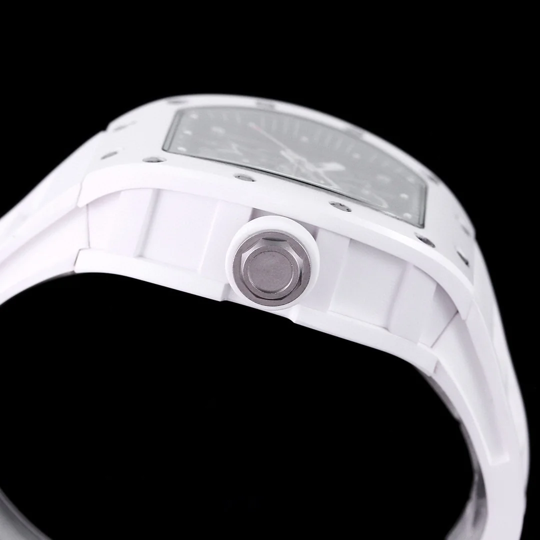 Best Richard Mille RM 055 Bubba Watson Replica - White Ceramic Skeleton, Elegant Design