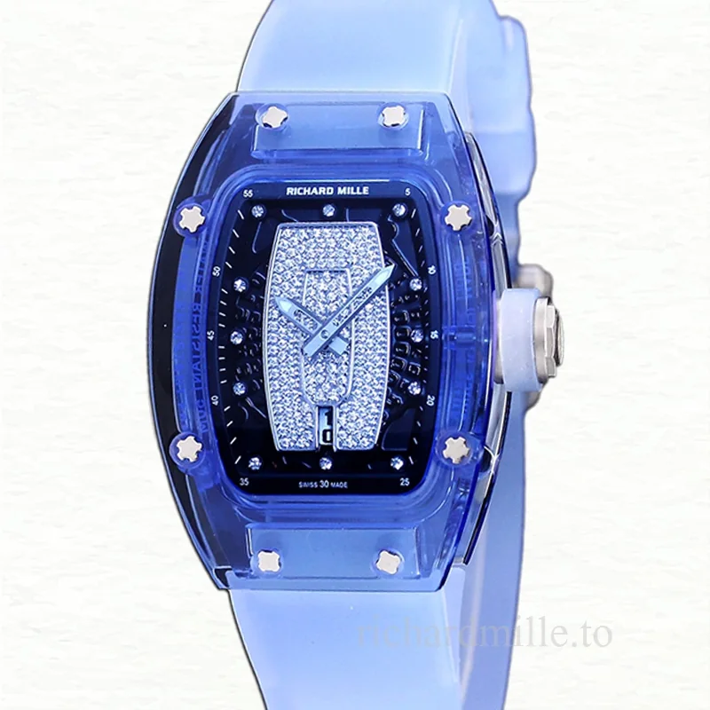 Richard Mille RM 07-02 Automatic Ladies Watch Acrylic Rubber Band