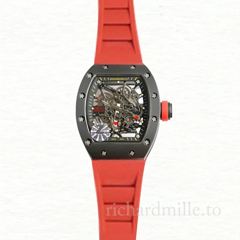 Richard Mille RM035 Men Mechanical Transparent Dial
