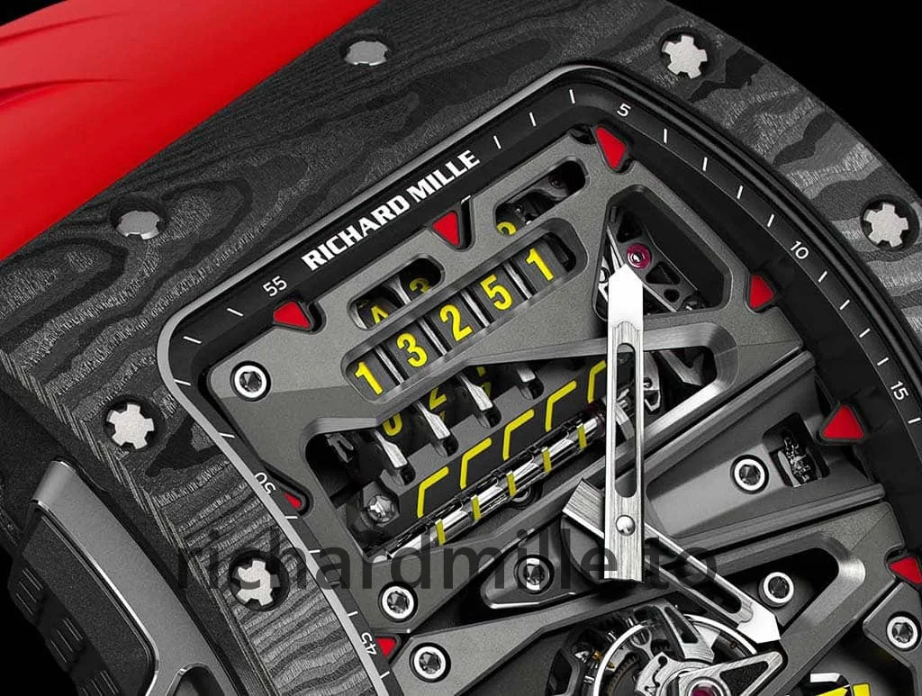 Richard Mille RM 70-01 55MM Grey & Red Dial Watch