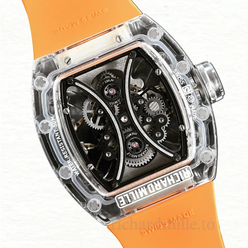 Richard Mille RM53-01 Men Automatic Rubber Band Watch