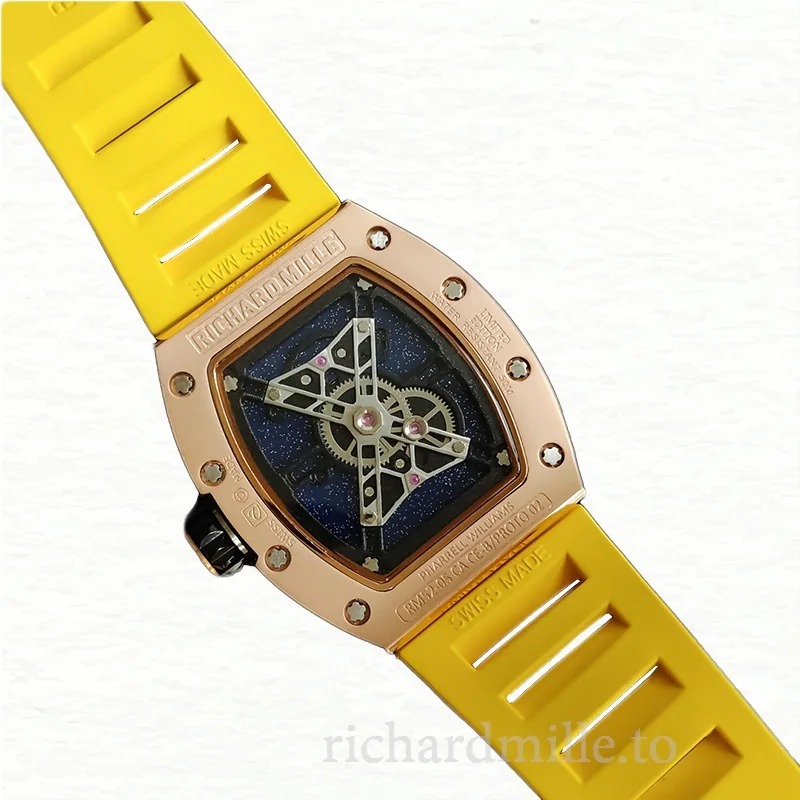 Richard Mille RM52-05 Men Mechanical Watch Rubber Band