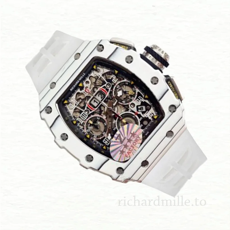 Richard Mille RM 11-03 Rubber Band Transparent Dial Men's Automatic Watch