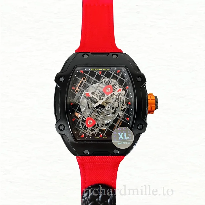 Richard Mille RM27-04 Men Mechanical Watch Nylon Strap